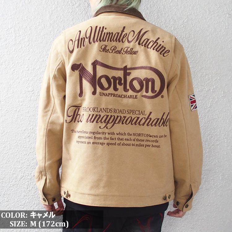 ノートン（NORTON） ダックワーク ジャケット 衿 切替 コーデュロイ
