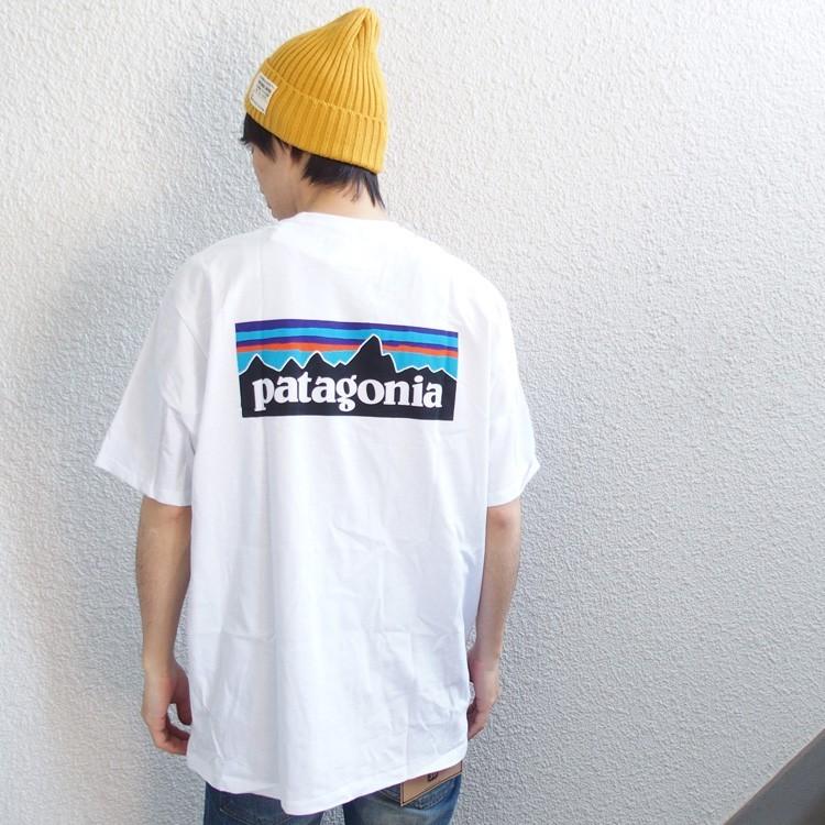 patagonia パタゴニア Tシャツ 半袖 EUライン メンズ P-6 ロゴ