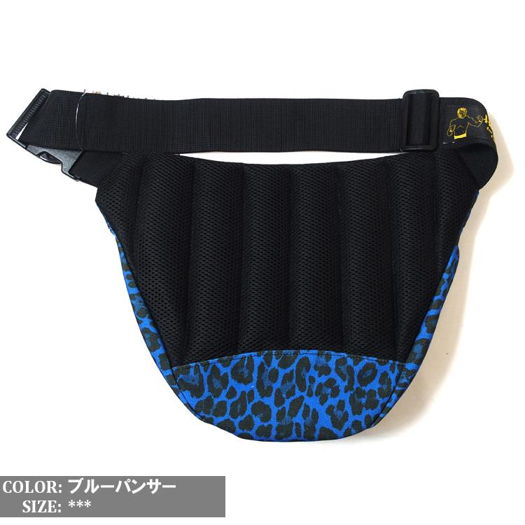 Haoming（ハオミン） ヒップバッグ ボディバッグ 総柄 ゼブラ柄 パッチ