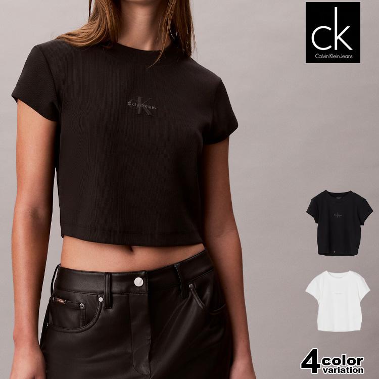 Calvin Klein（カルバン・クライン） クロップ Tシャツ ショート丈