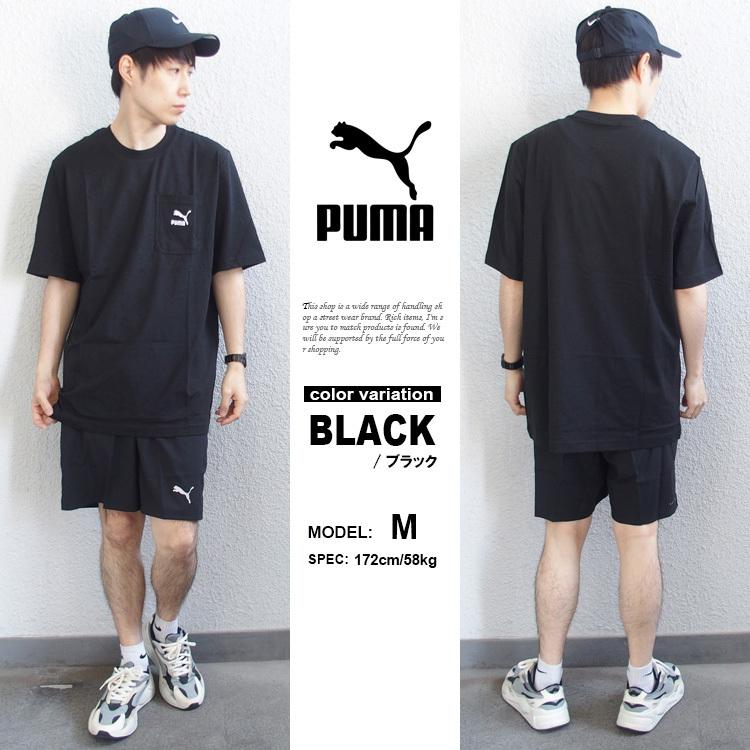 プーマ Tシャツ PUMA Tシャツ 半袖 ポケT 大きいサイズ対応 トップス｜lattachey｜05