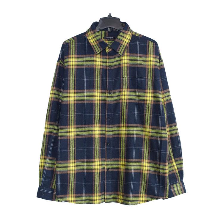 SUGGESTION ネルシャツ 長袖 メンズ レディース サジェスション