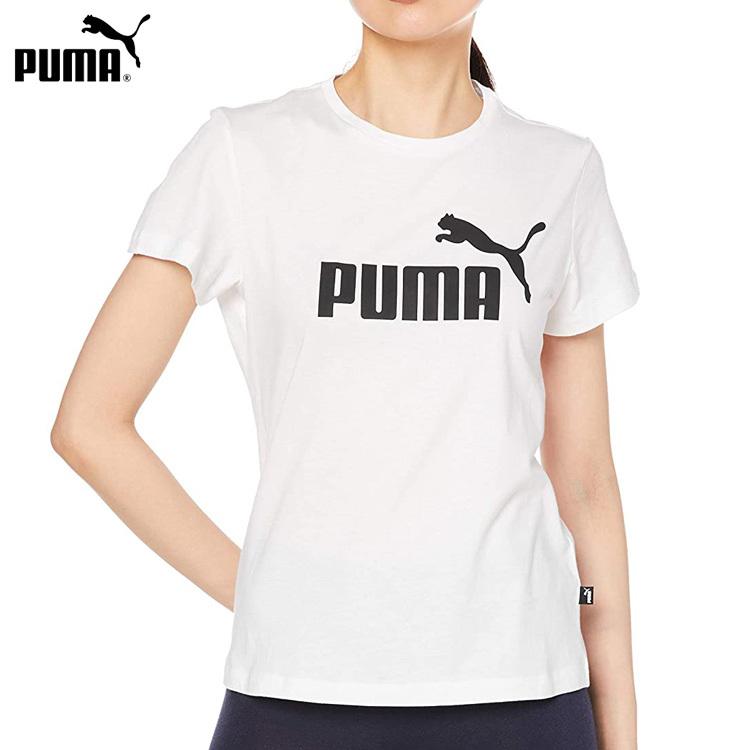 Puma プーマ Tシャツ レディース 半袖 Ess ロゴ Tシャツ 定番 トップス 5719 02 Lattache ラタッシュ 通販 Yahoo ショッピング