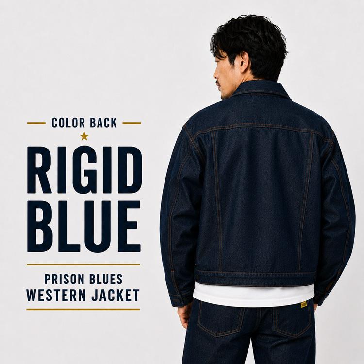 PRISON BLUES（プリズンブルース） デニムジャケット WESTERN JACKET