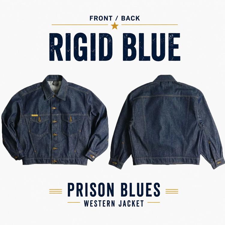 PRISON BLUES（プリズンブルース） デニムジャケット WESTERN JACKET