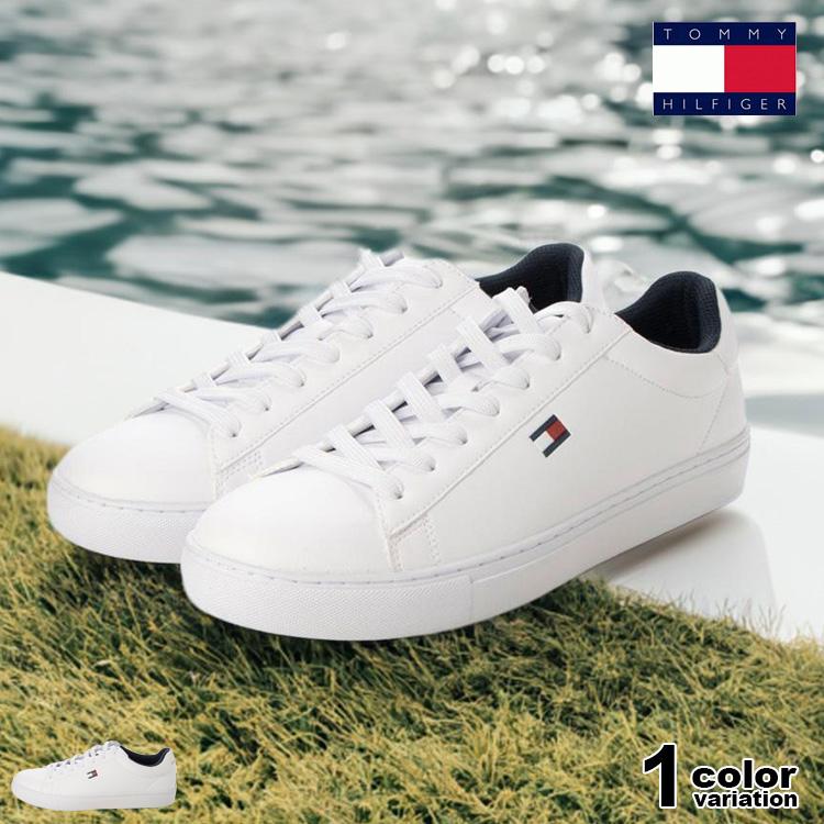 TOMMY HILFIGER（トミー・ヒルフィガー） レザースニーカー ローカット