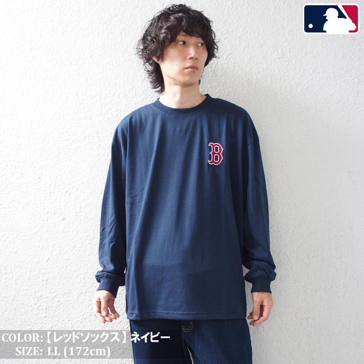 MLB MLB Tシャツ 長袖 ロンT メジャーリーグベースボール チームロゴ