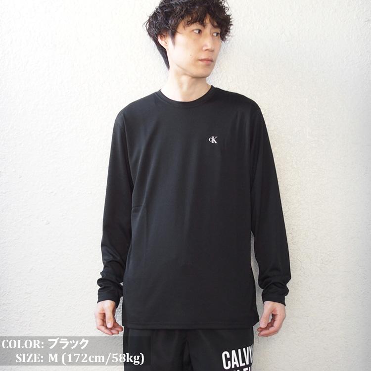 カルバン クライン CALVIN KLEIN ラッシュガード 長袖 Tシャツ ロンT 