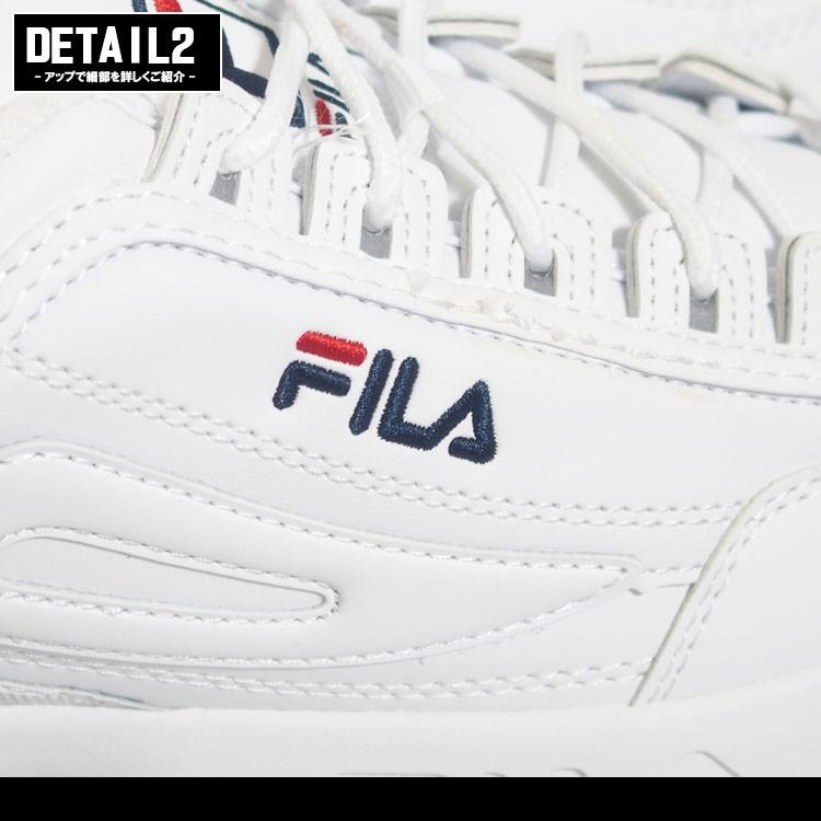 即納 FILA フィラ スニーカー ディスラプター 2 Disruptor 2 シューズ レディース メンズ ホワイト 厚底｜lattachey｜05