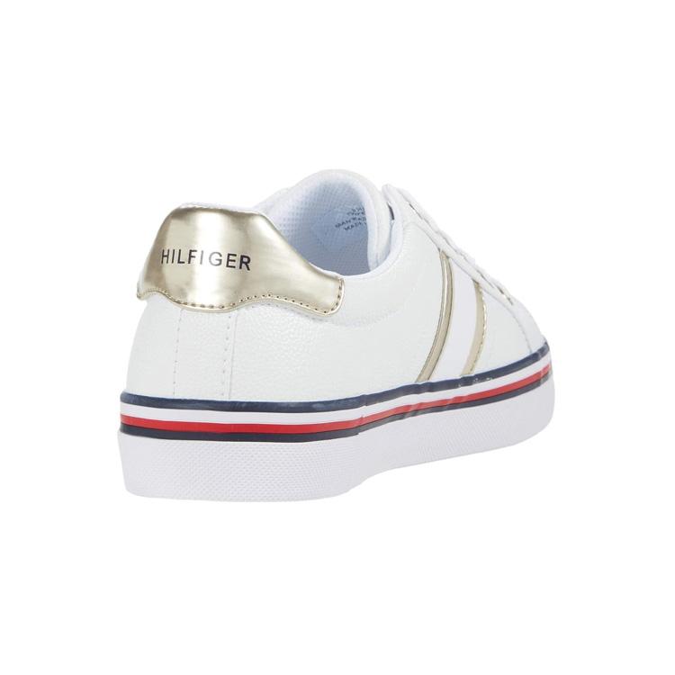 トミーヒルフィガー スニーカー   FENTII SHOES  フェンティー ローカット トミー 靴 レザー シューズ ロウカット ホワイト トリコロール レディース [FENTII] TOMMY HILFIGER（トミー・ヒルフィガー） レザースニーカー ローカット