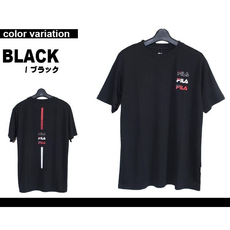 FILA フィラ 半袖 Tシャツ メンズ 吸水速乾 吸汗 ドライ フィット トレーニングシャツ ランニング ダンス フィットネス ウエア TOMS トムス ヘビーウェイトTシャツ(デイジ08516525