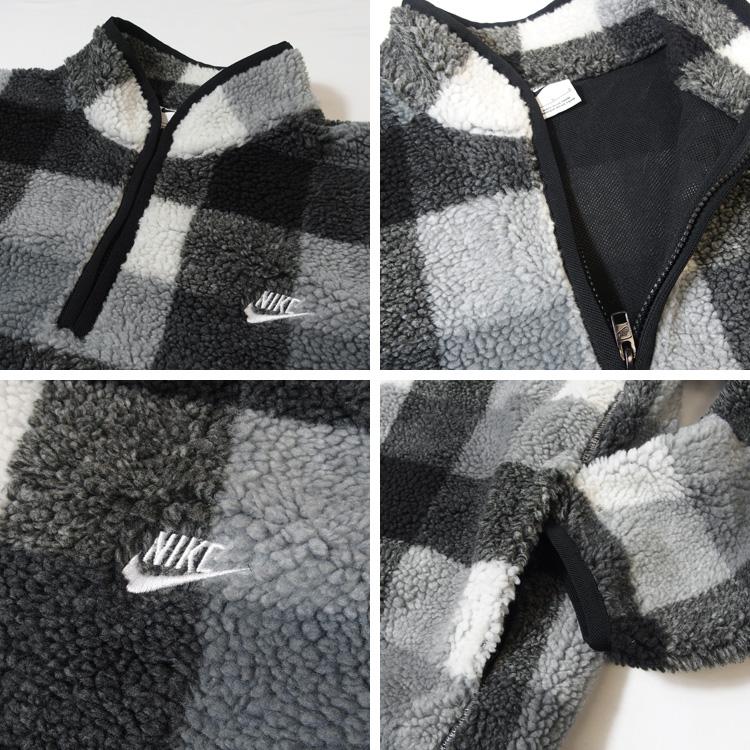 NIKE ナイキ ジャケット フリースジャケット ハーフジップ 総柄 NIKE ナイキ ジャケット フリースジャケット ハーフジップ 総柄