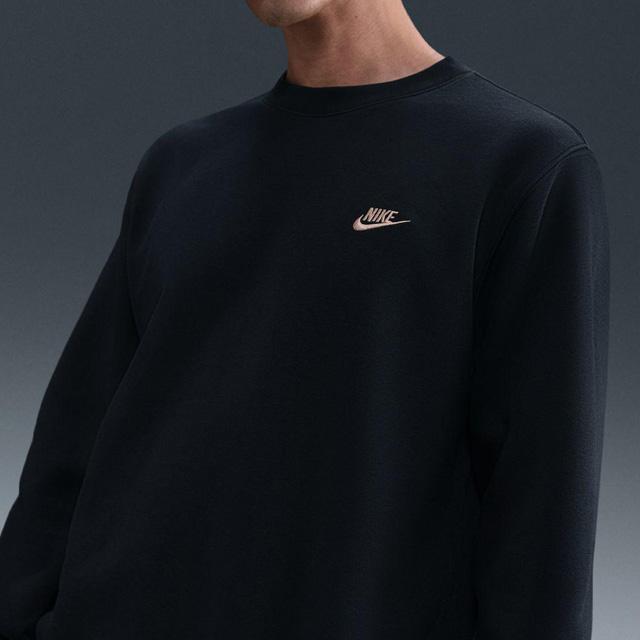 Lサイズ NIKE ナイキ トレーナー 総柄 裏起毛　ブラック NIKE（ナイキ） トレーナー メンズ スウェット パーカー クラブ