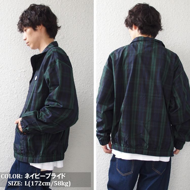 ハフ HUF トラックジャケット ハーフジップ メンズ CAMDEN PLAID TRACK JACKET スケート ストリート｜lattachey｜04