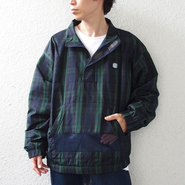 HUF（ハフ） トラックジャケット ハーフジップ メンズ CAMDEN PLAID