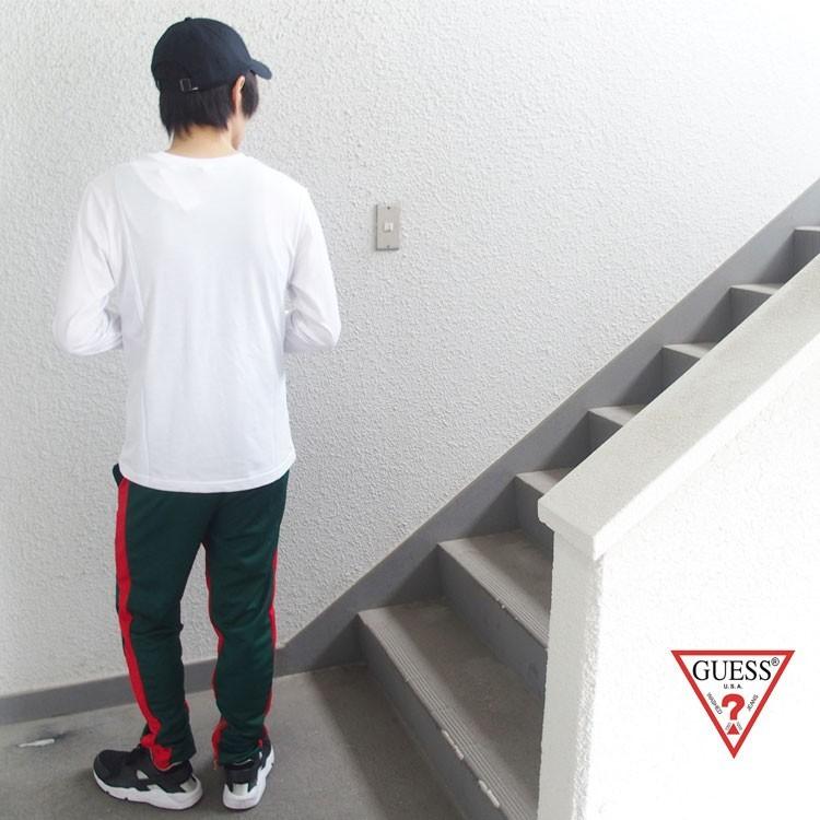 GUESS ゲス Tシャツ 長袖 ロンT L/S LA TRIANGLE TEE メンズ トップス 