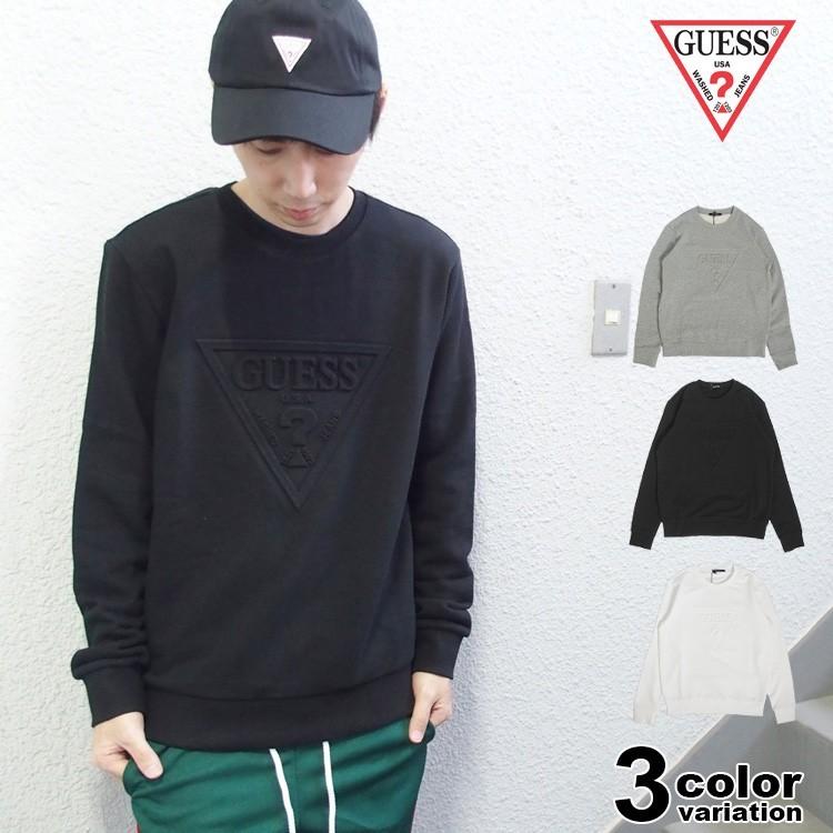 GUESS（ゲス） 激レア トレーナー スウェット プルオーバー EMBOSS 