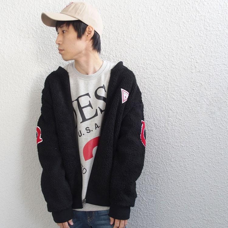 [別注 ］GUESS ゲス ブルゾン ジャケット ボア ビックロゴ 楽天市場】LHP ＜LHP別注＞GUESS/ゲス/ビッグロゴオーバーサイズ