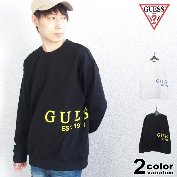 GUESS ゲス トレーナー GUESS ゲス スウェット トレーナー レディース メンズ 男女兼用