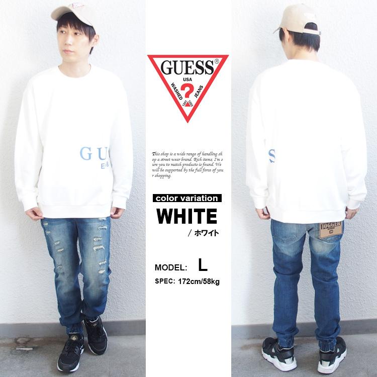 GUESS ゲス トレーナー スウェット ビッグシルエット メンズ