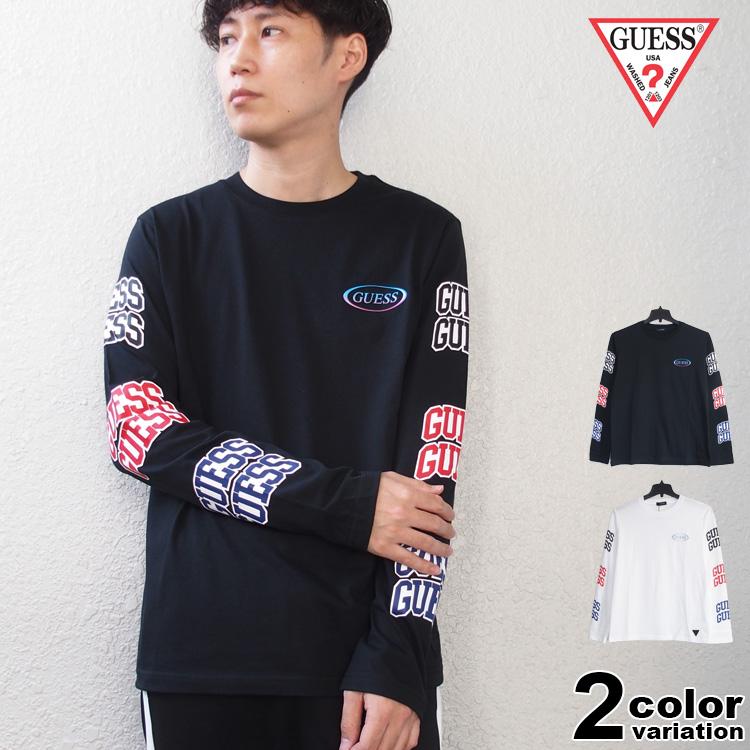 GUESS - guess ロンT セール】GUESS LS T-SHIRT_CORE ロンT（Tシャツ/カットソー