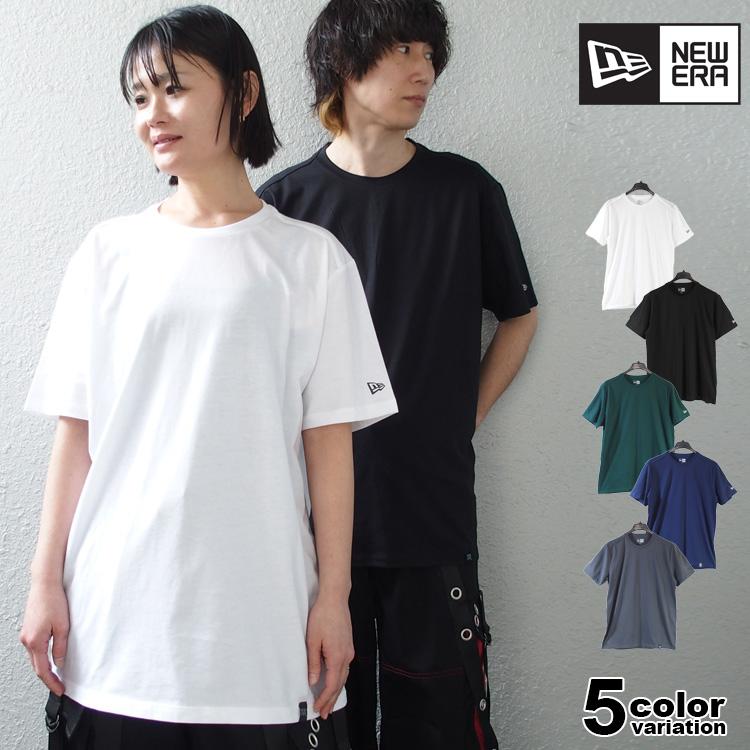 New Era ニューエラ Tシャツ 半袖 USモデル ワンポイント ロゴ ヘリテージ 定番 人気 無地 プリント メンズ レディース ユニセックス