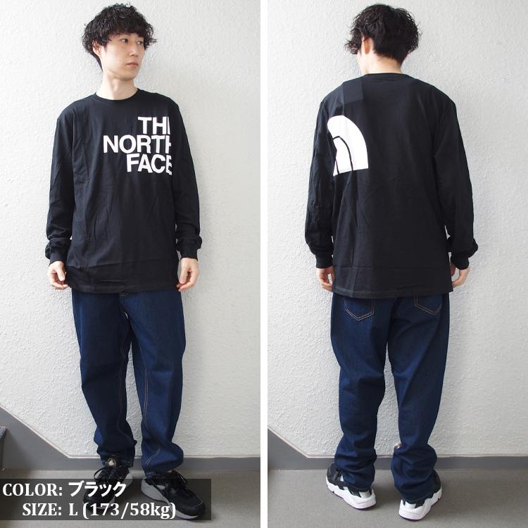 ノースフェイス Tシャツ 長袖 THE NORTH FACE ロンT ビッグロゴ プリント メンズ トップス USモデル｜lattachey｜05