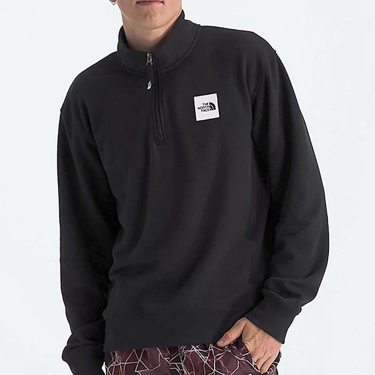 ノースフェイス ハーフジップ トレーナー 1/4 ジップ プルオーバー THE NORTH FACE M Box Half Dome 1/4 Zip 裏起毛 ボックス ハーフドーム トップス  メンズ レディース NF0A8B7C THE NORTH FACE（ザ ノースフェイス） ザ ノースフェイススウェット