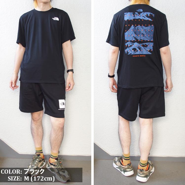 希少THE NORTH FACE 半袖TグラフィックTシャツ海外限定 吸汗速乾 THE NORTH FACE 海外限定モデル ザ ノースフェイス Tシャツ 半袖