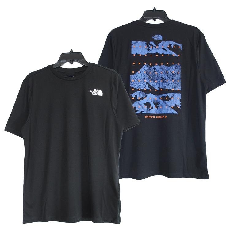 希少THE NORTH FACE 半袖TグラフィックTシャツ海外限定 吸汗速乾 THE NORTH FACE 海外限定モデル ザ ノースフェイス Tシャツ 半袖