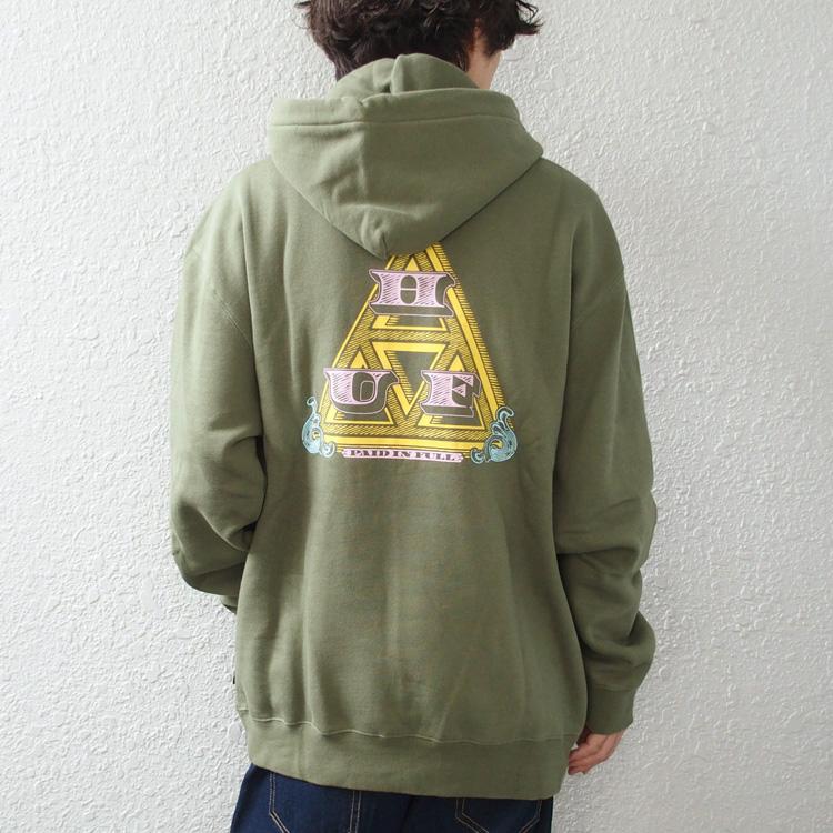 HUF（ハフ） パーカー スウェット プルオーバー 長袖 メンズ PAID IN