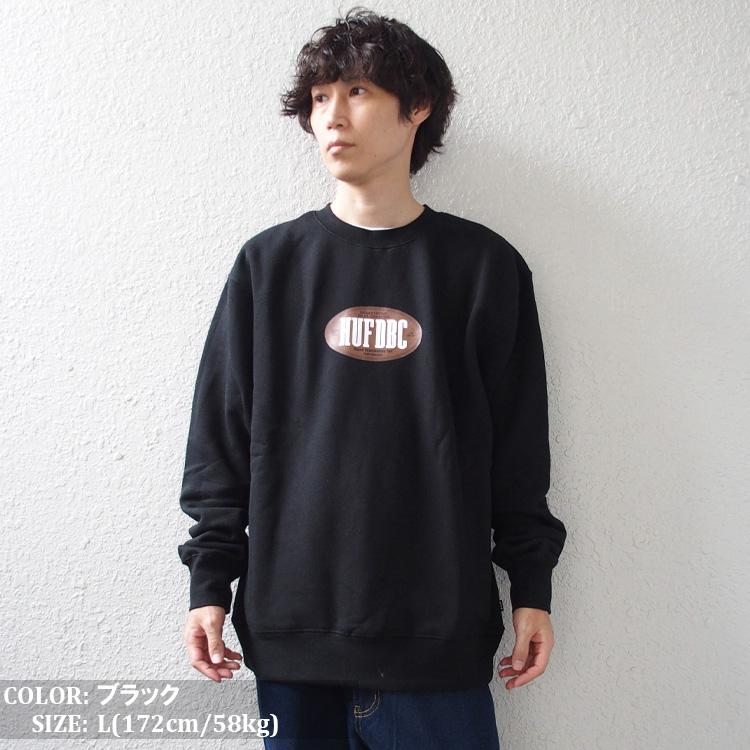 HUF ハフ トレーナー スウェット クルーネック 長袖 メンズ BEAT  