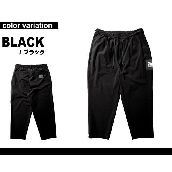 在庫処分 リバーサル reversal テーパードパンツ ワイドパンツ 9分丈