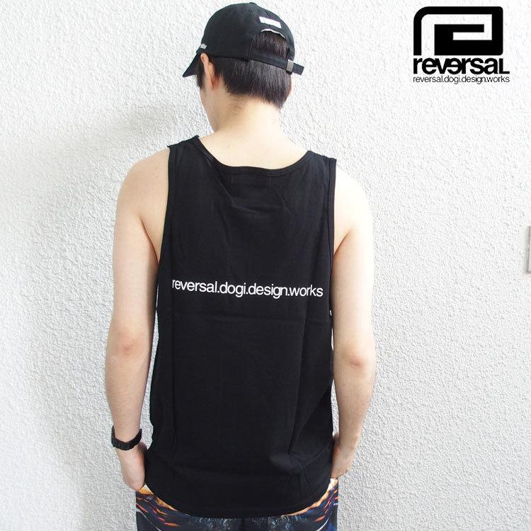 reversal（リバーサル） タンクトップ ノースリーブ Tシャツ コットン