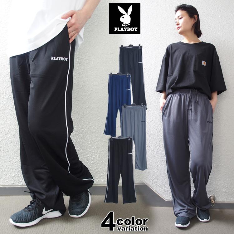 PLAYBOY PLAY BOY プレイボーイ ワイド ジャージ パンツ PLAYBOY PLAY BOY プレイボーイ ワイド ジャージ パンツ