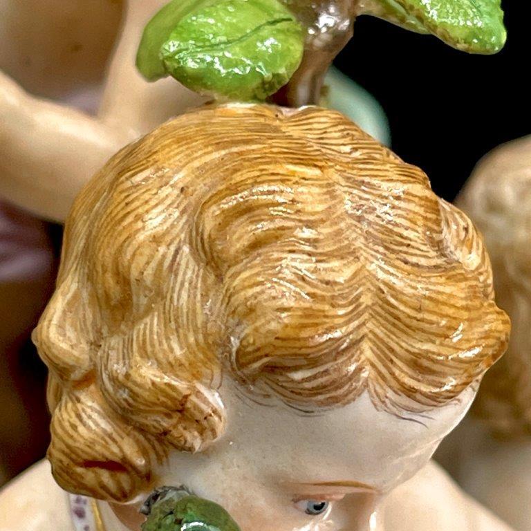 マイセン オールドマイセン フィギュリン 五感の寓意 Meissen マイセン オールドマイセン フィギュリン 五感の寓意 Meissen