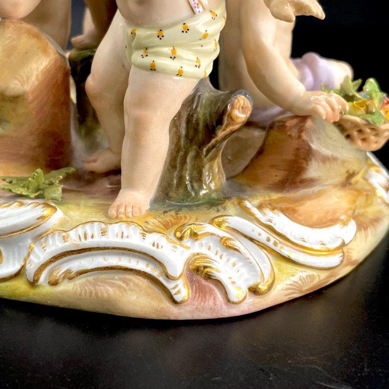 マイセン オールドマイセン フィギュリン 五感の寓意 Meissen マイセン オールドマイセン フィギュリン 五感の寓意 Meissen