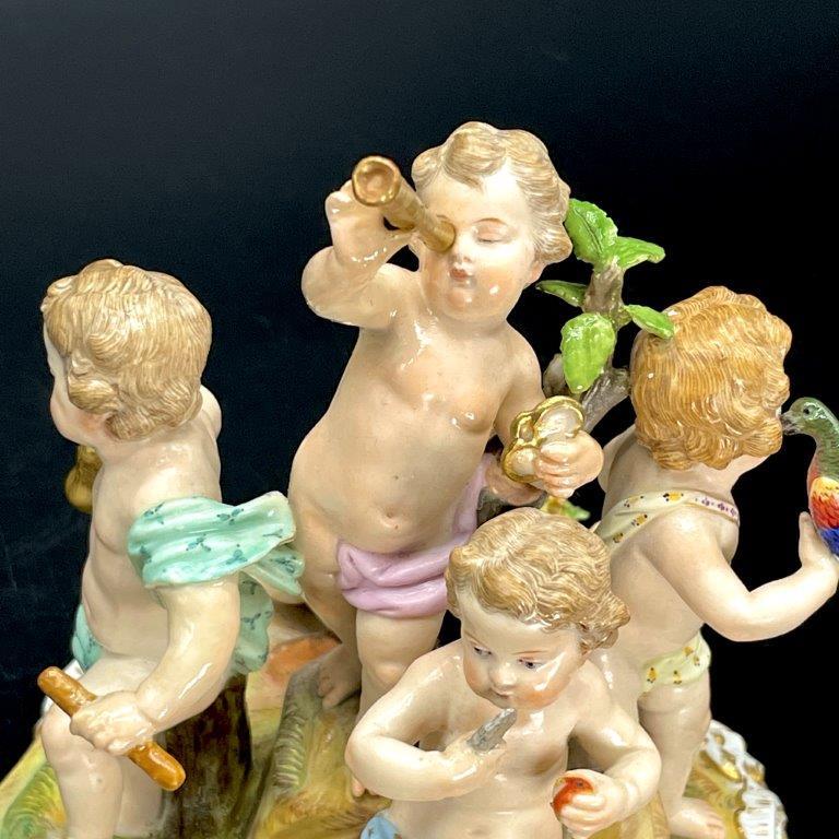 マイセン オールドマイセン フィギュリン 五感の寓意 Meissen マイセン オールドマイセン フィギュリン 五感の寓意 Meissen