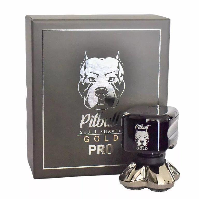ヘッド シェーバー Skull Shaver Pitbull Gold PRO スカルシェーバー 防水グルーミング キットUSB \u0026 充電ケーブル付 ウェット ドライ 充電式 ロータリーの画像