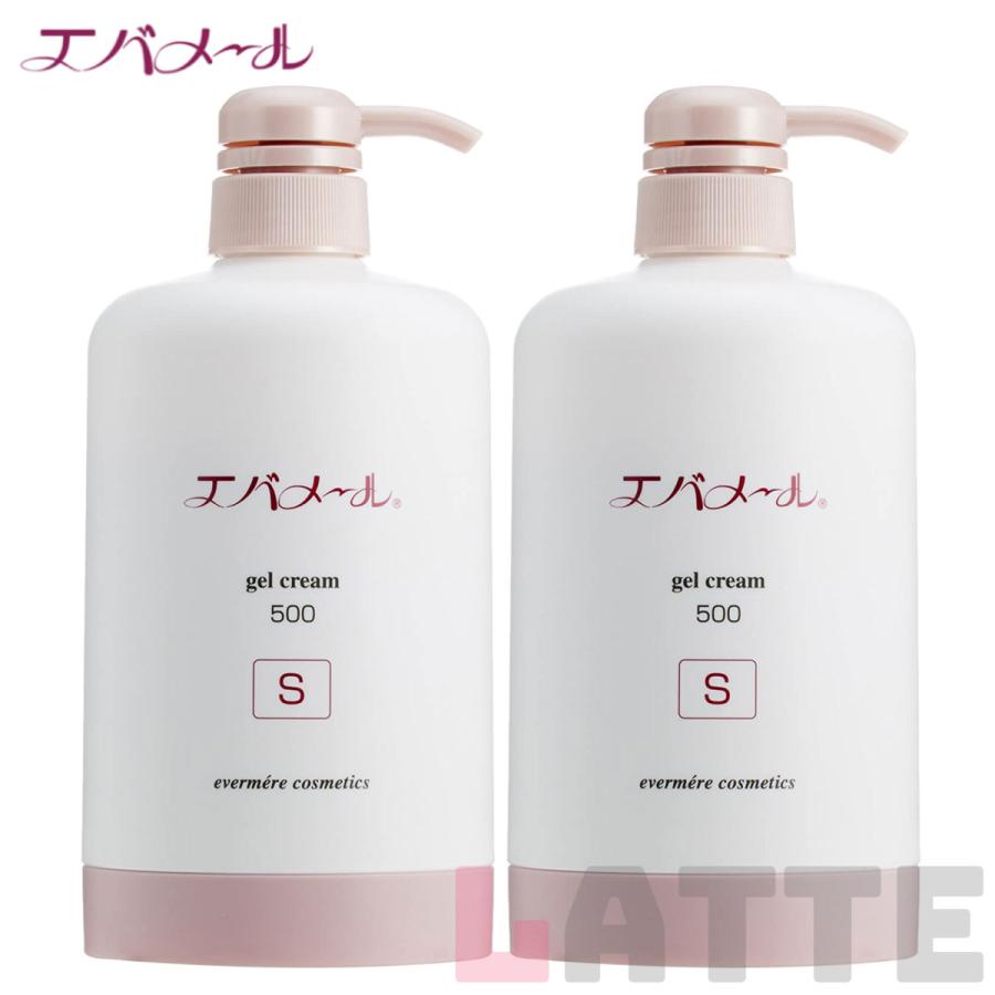 エバメール オールインワンゲルクリーム ポンプ Sタイプ 500g 2個セット