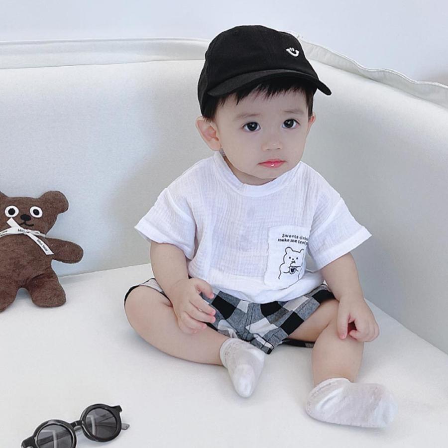 期間限定特別価格 着物 セレモニードレス 普段では手に入らない海外デザインのお洋服をご提供します 赤ちゃん おでかけ服 夏 セットアップ 男の子 上下セット おしゃれ かわいい ベビー服 カジュアル 半袖 チェック柄パンツ 0歳 1歳 2歳 ピンク ホワイト Www