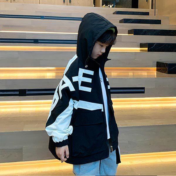 ウィンドブレーカー マウンテンパーカー かっこいい 子供服 メンズ アウター 薄手 スポーティ ジャケット 黒 青 男の子 ジャンパー 小学生 中学生 男子 春 秋 K 040 子供服のお店 男の子女の子shop 通販 Yahoo ショッピング