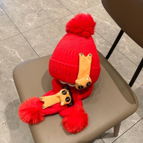 激安商品 帽子 女の子 男の子 マフラーニット帽 キャラクター 7歳 6歳 5歳 4歳 3歳 2歳 1歳 厚手 熊 小物 便利 防風 防寒 可愛い 男女兼用 キッズ ニット帽 ボンボン 子供 ベビー帽子 カラー ブルー Www Sustentec Com Br