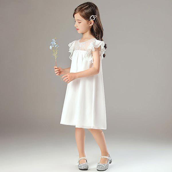 売り出し値下げ フラワーガール ドレス 衣装 キッズ リングガール ホワイト 白 結婚式 ピアノ発表会 子供ドレス ショッピングオーダー Ssl Daikyogo Or Jp