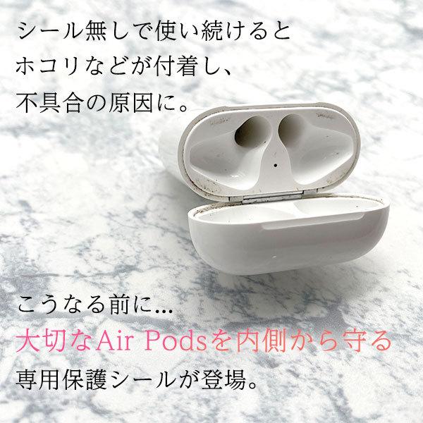 AirPods Pro ダストガード エアーポッズ シール 汚れ ホコリ防止 第二