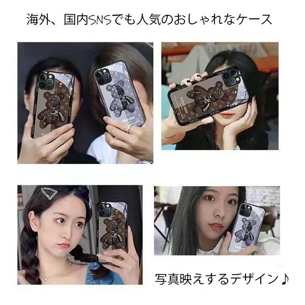 iPhone15 ケース 韓国 iPhone SE 第3世代 第2世代 ケース iphone15Pro Max ケース クリア くま スマホケース おしゃれ 耐衝撃 iPhone 14 13 12 11 X XS XR 8 7｜lattestoresp｜09