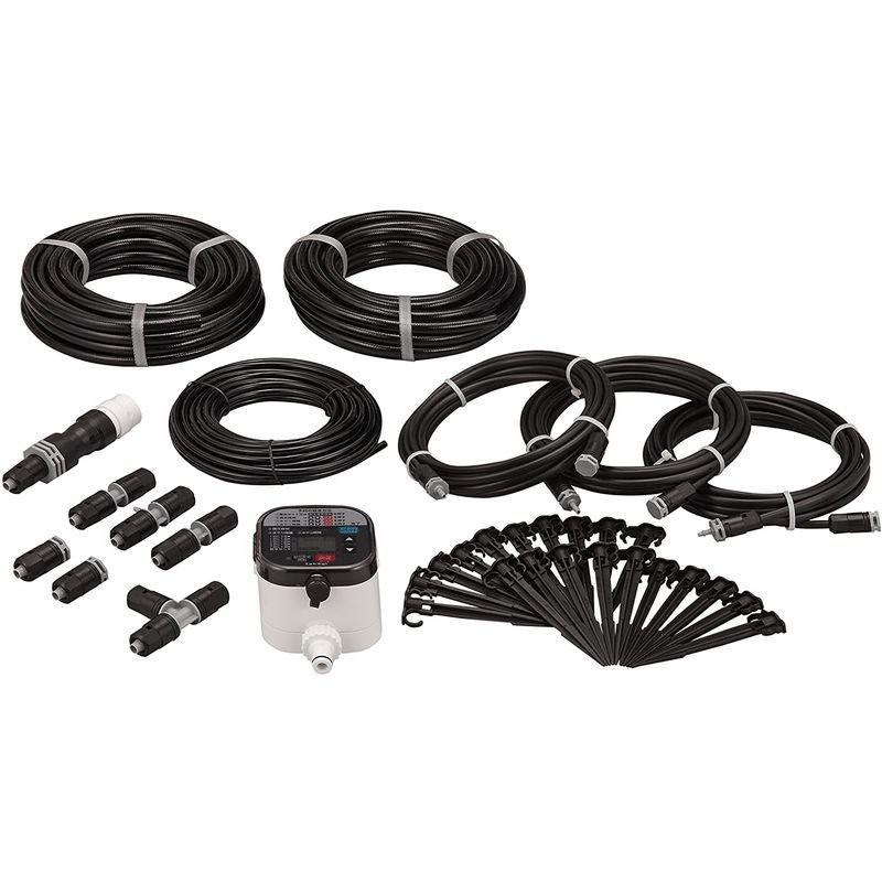 タカギ(takagi) 自動水やり 水やりスターターキットタイマー付(家庭菜園用) 点滴チューブで水をまく GKK101 takagi 自動水やり 水やりスターターキットタイマー付 家庭菜園用 点滴チューブで水をまく GKK101