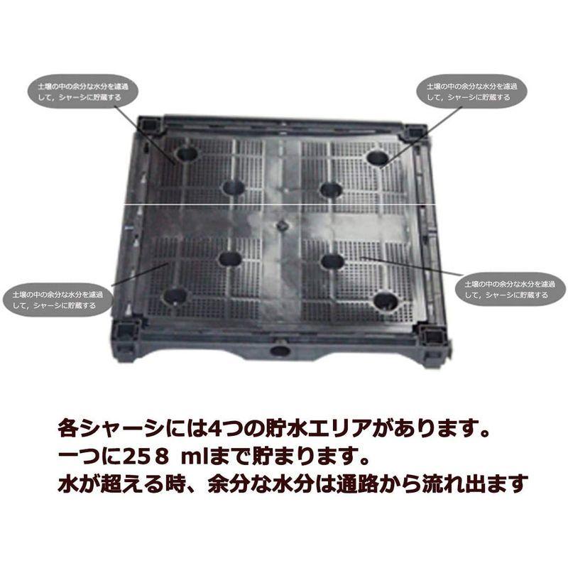 BAOYOUNI 組み立て簡単ガーデンボックス プランターボックスプラスチック鉢植え入れ花 植物 栽培ブラウン 鉢用品 大型プランター 莱園 組み立て簡単ガーデンボックス プランターボックスプラスチック鉢植え入れ花 植物 栽培ブラウン 鉢用品 大型プランター 莱園