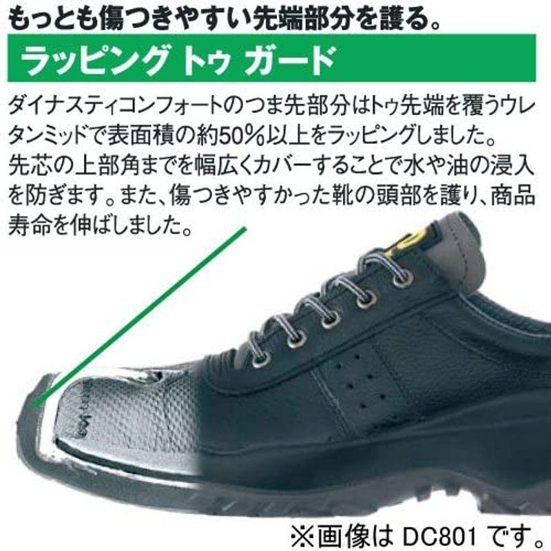 ドンケル Dynasty コンフォート 安全靴 スニーカー ハイテク樹脂先芯入 JIS T8101革製 S種E合格(D式) DC281｜lau1224｜06