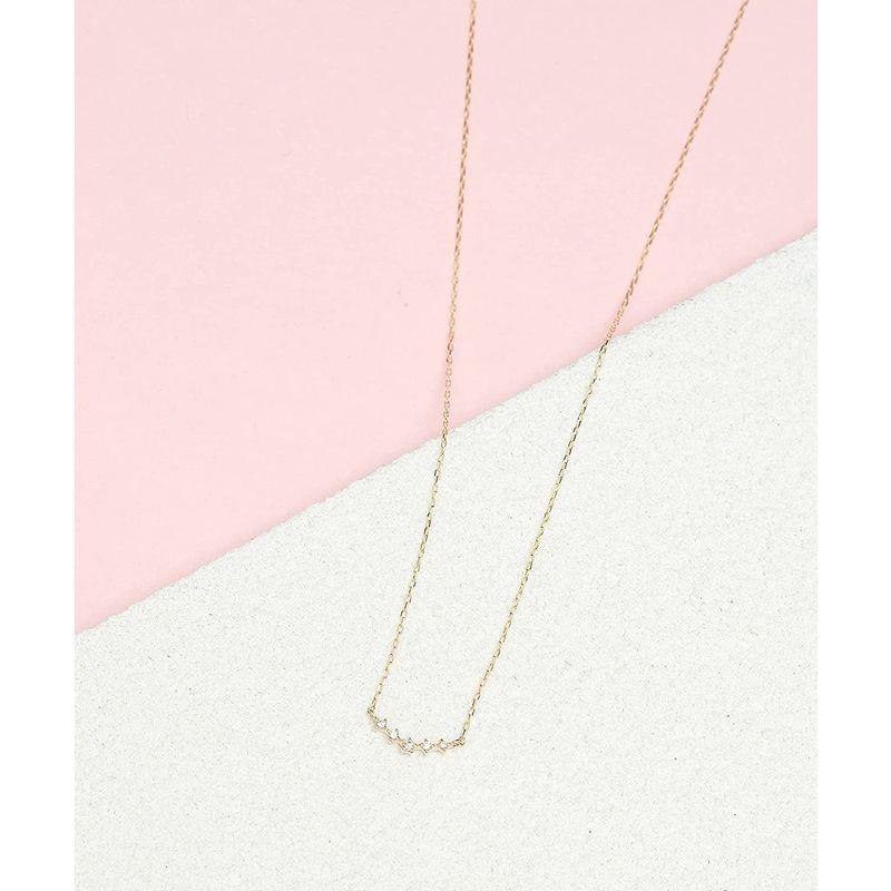 【値下げ中】 L&Co (エルアンドコー) ペーパーバッグ&ペーパーボックス付 K10 横並び ダイヤモンド ペンダント ネックレス 66-7605 【M2794485346】(14947円)